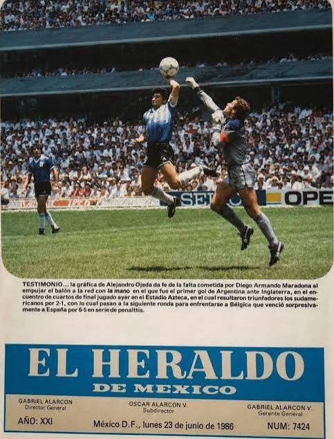 La foto de Carbajal en la primera plana de El Heraldo