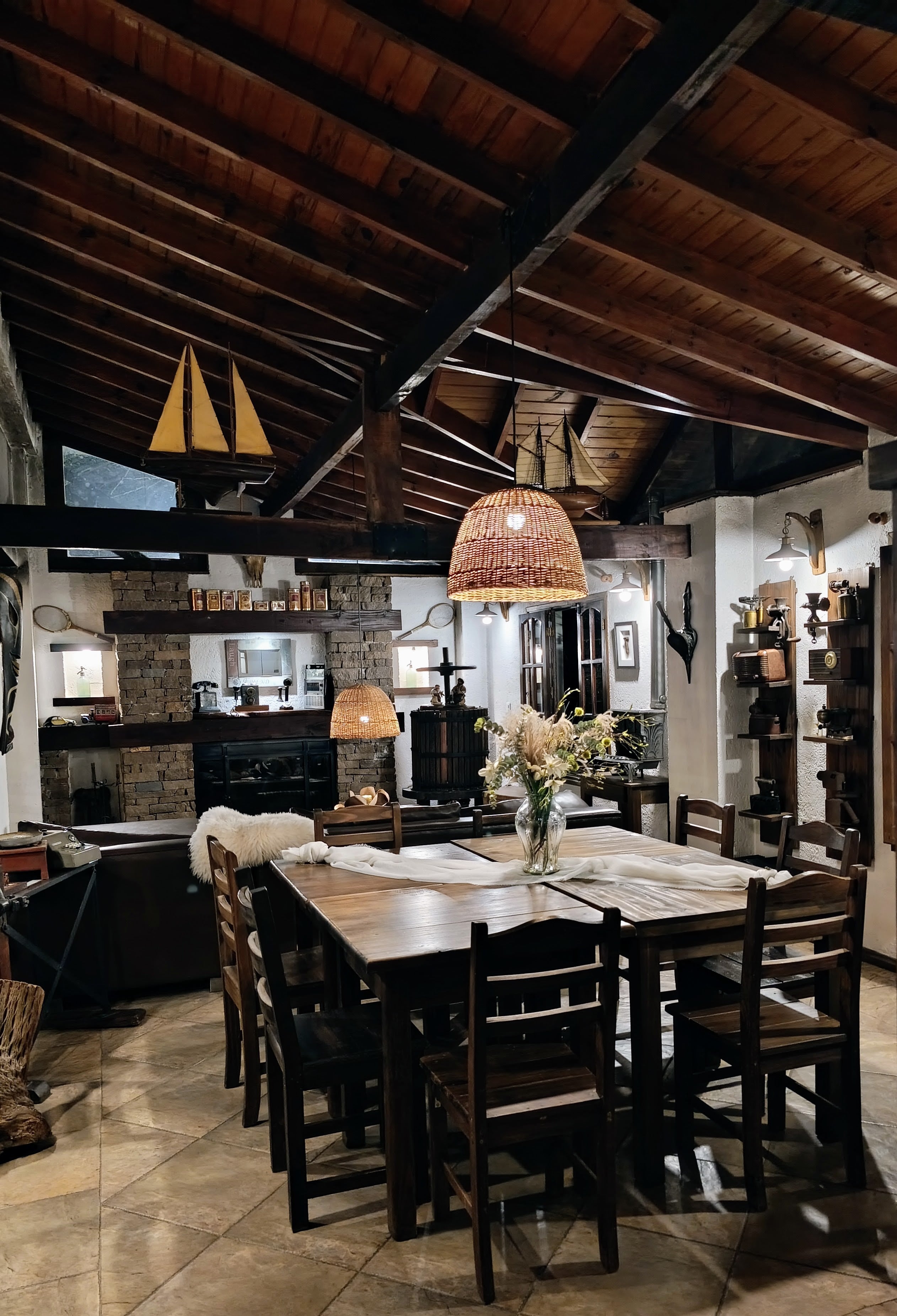 El ambiente es acogedor