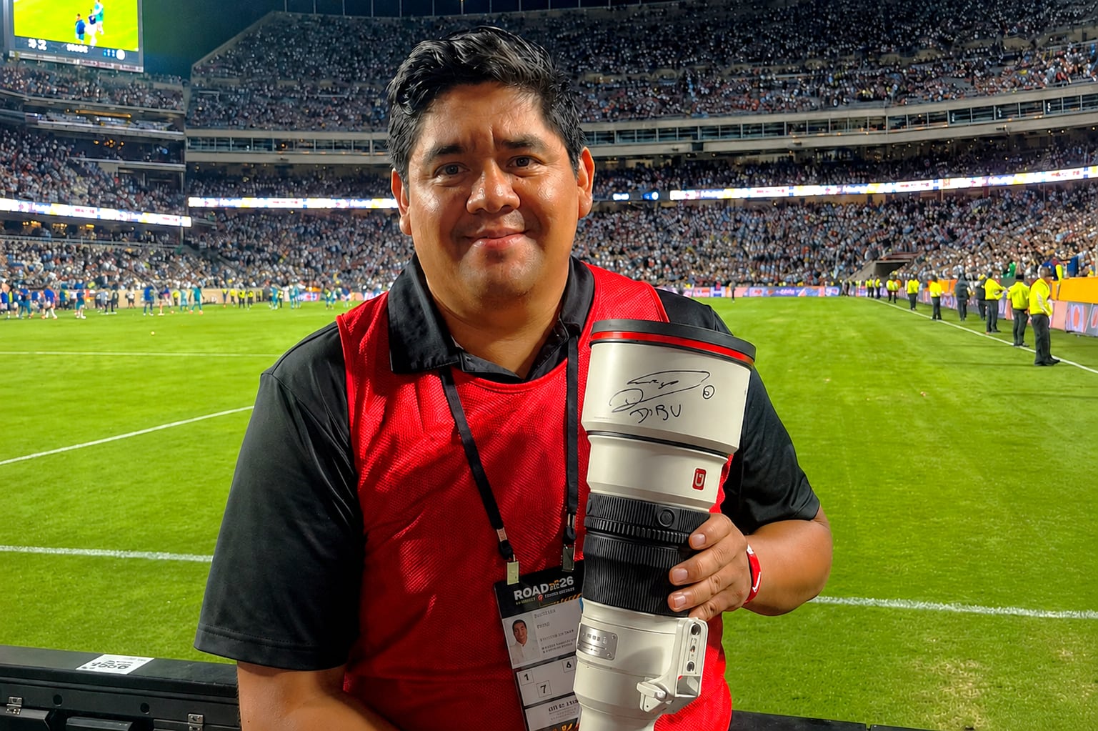 La historia detrás de la foto viral: el fotógrafo mexicano al que el Dibu le pidió la cámara y ahora guarda una reliquia de 6.000 dólares