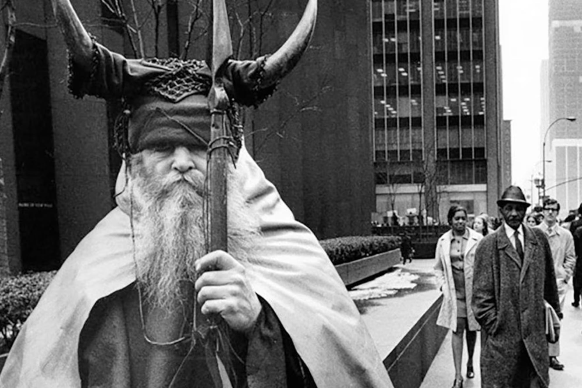 Moondog fue elegido por la IA como el mejor músico del historia