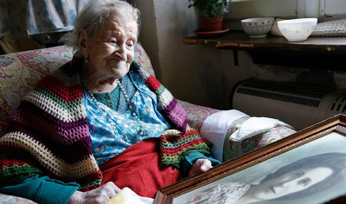 Emma Morano atribuyó su longevidad a la dieta de los