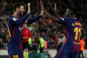 Barcelona-Girona: el equipo de Messi defiende la cima de la Liga de España