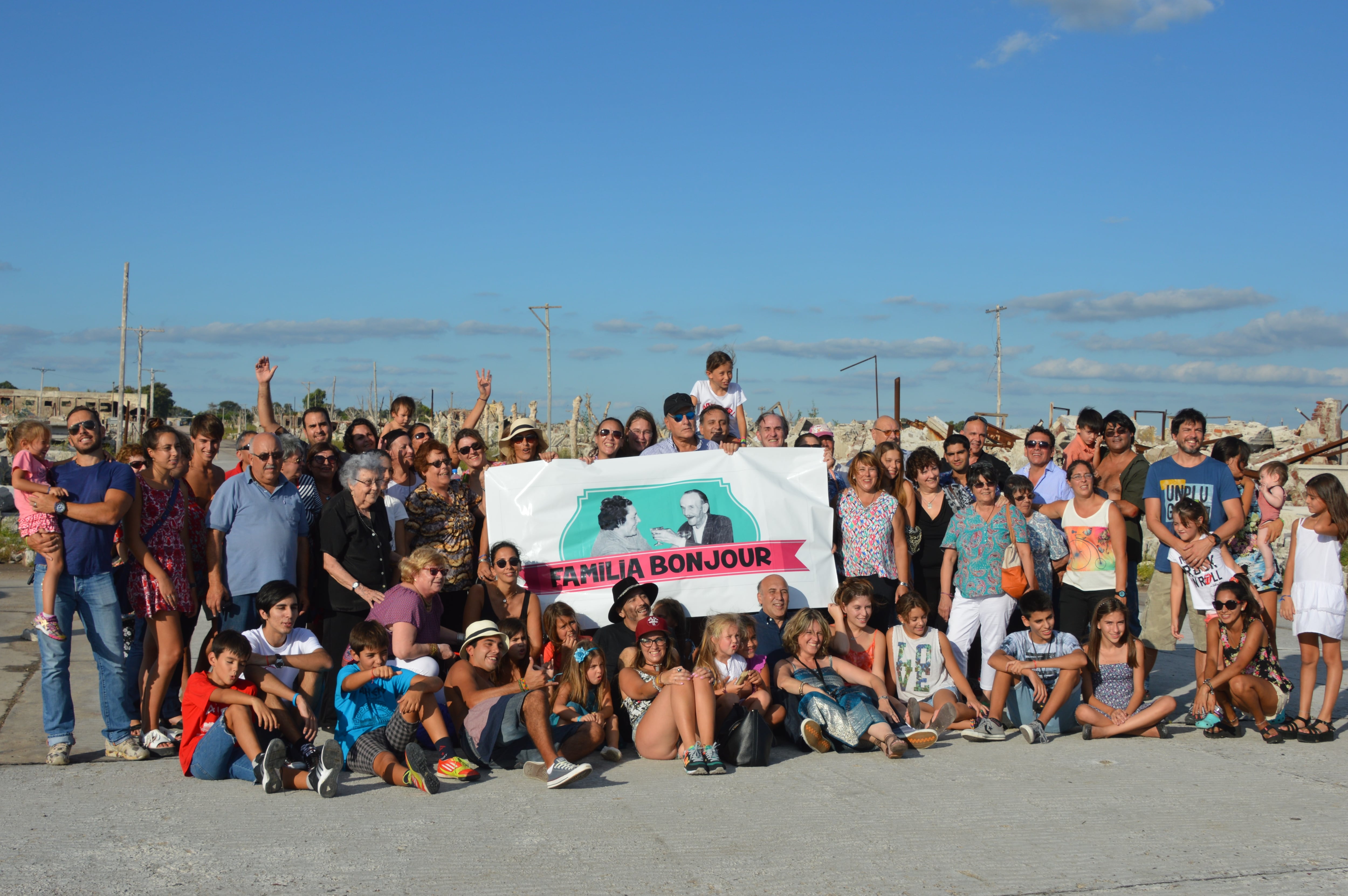 La familia Bonjour décadas después del desastre (Foto: Patricia Bonjour)