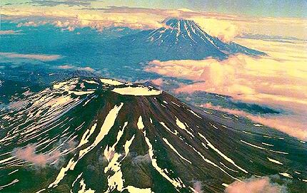 El volcán Krasheninnikov