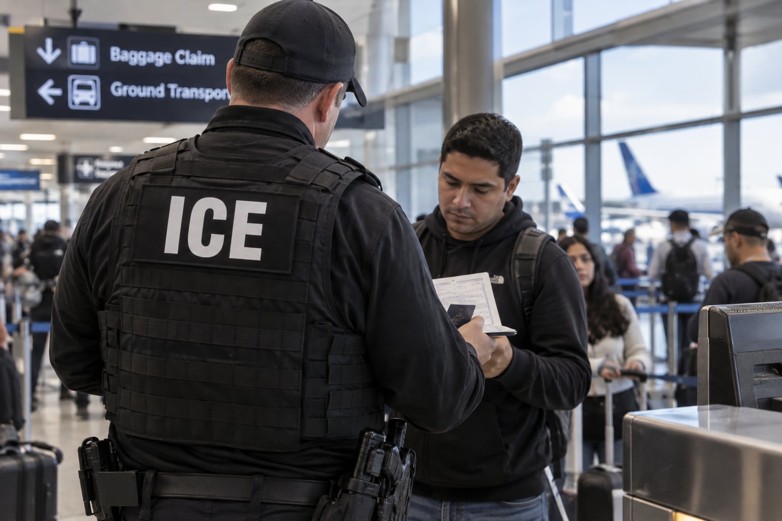 Los operativos incluyen verificaciones de identidad y consultas de antecedentes migratorios