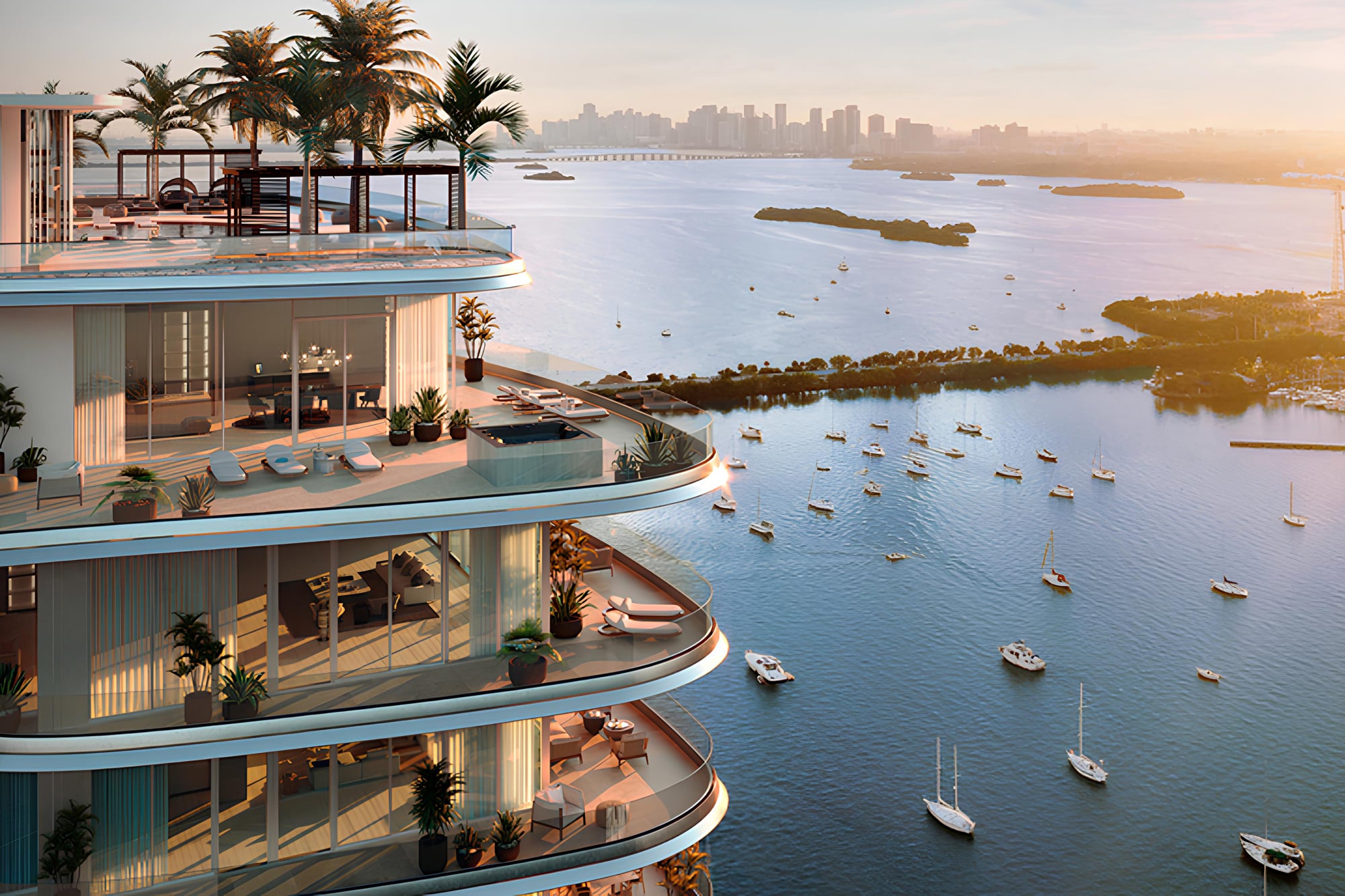 Los dos penthouses están valuados en US$28,5 millones y US$30 millones