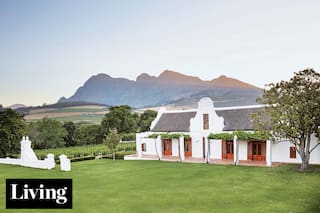 Entre viñedos y una huerta de tres hectáreas, esta casa de campo de 1777 se convirtió en el hotel número uno de Sudáfrica