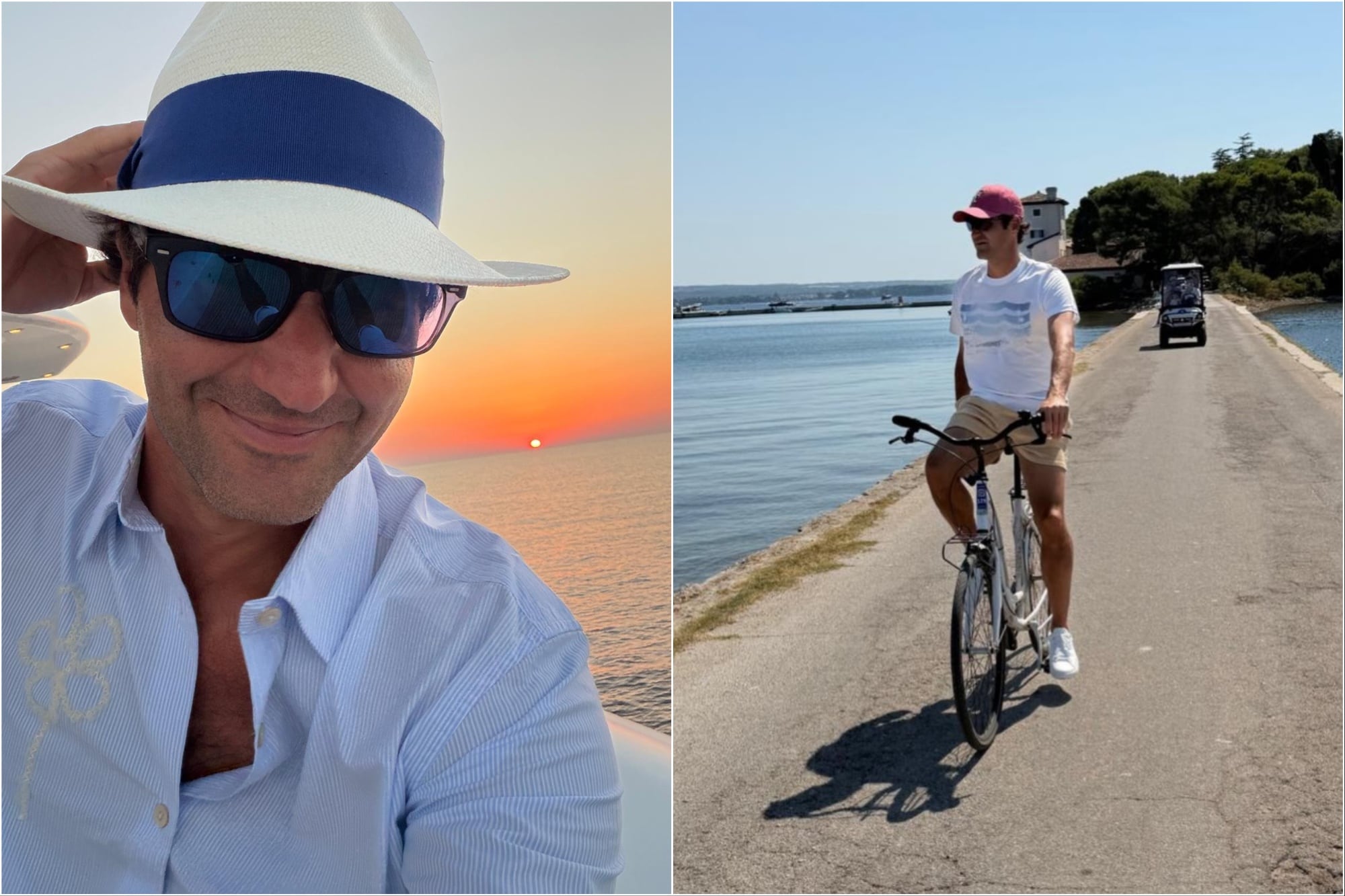 Las vacaciones de Roger Federer en Croacia: atardeceres, paseos y souvenirs