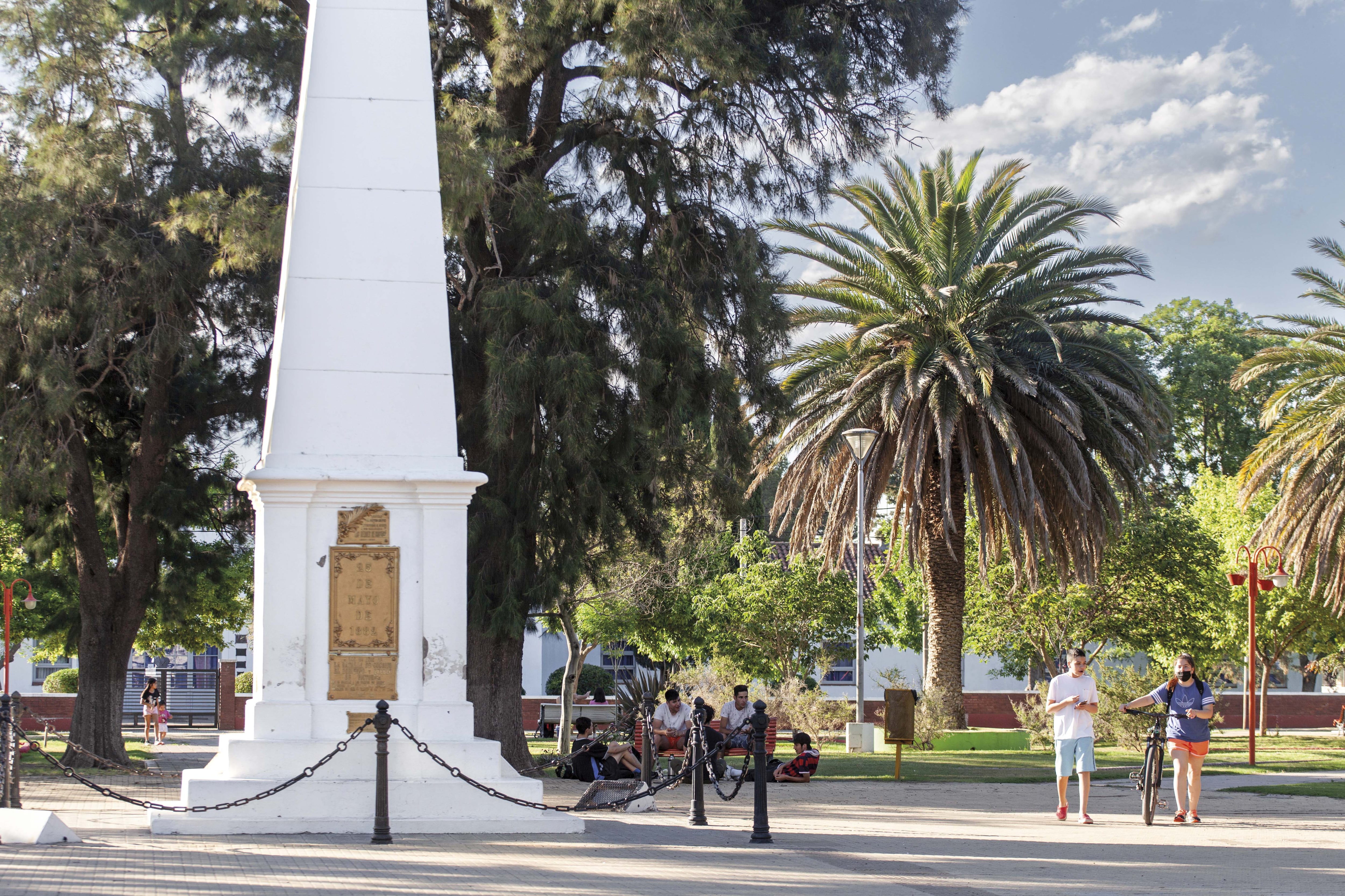 Plaza principal de Victorica