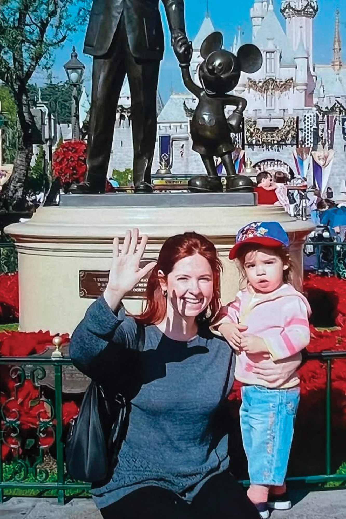 A sus 3 años, cumplió su sueño de ir
a Disney con su madre, Andrea del Boca. “Somos grandes
compañeras, nos cuidamos la una a la otra”, dice