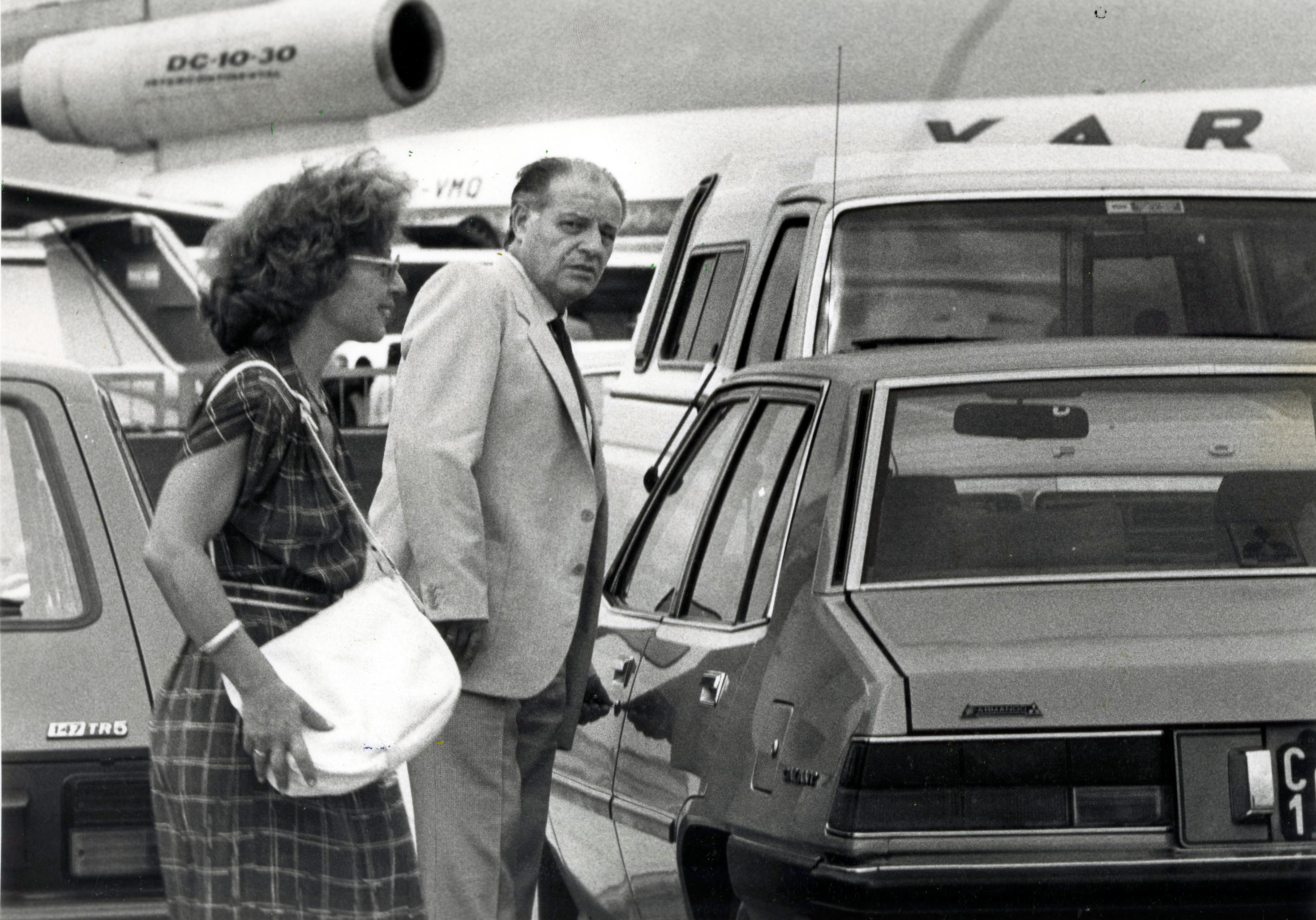 Guillermo Patricio Kelly y su esposa, el 28 de febrero de 1984