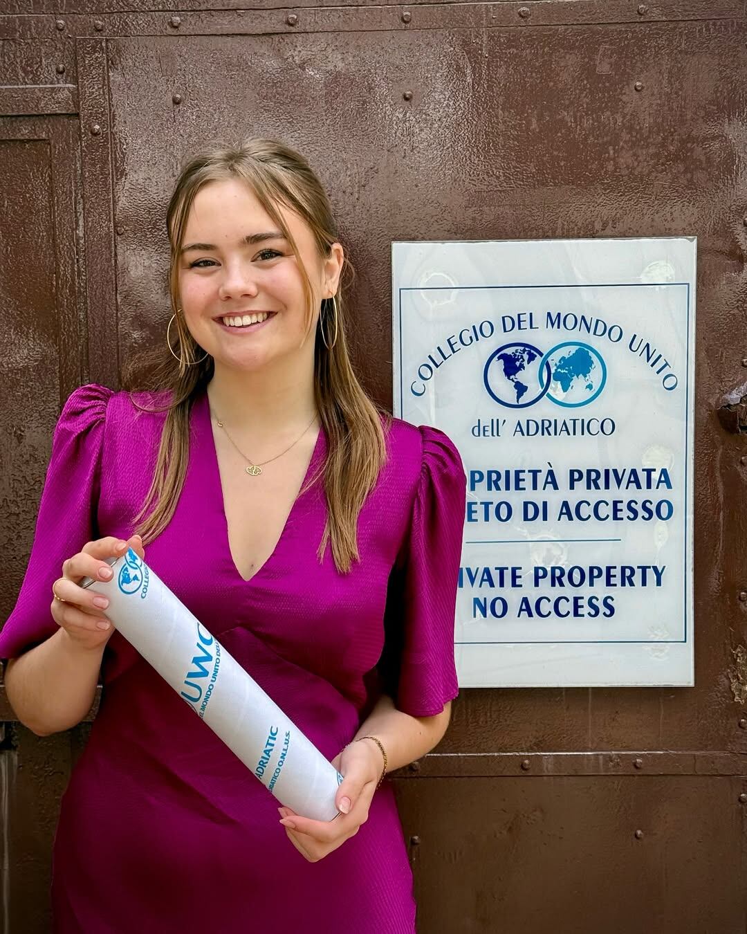 La princesa Ariane finalizó sus estudios en el Colegio del Mundo Unido del Adriático (Foto: Instagram @koninklijkhuis)