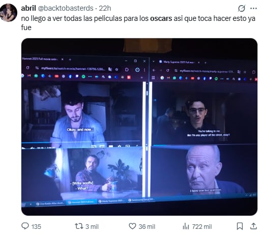 Las reacciones en redes sociales a la ceremonia de los Premios Oscar