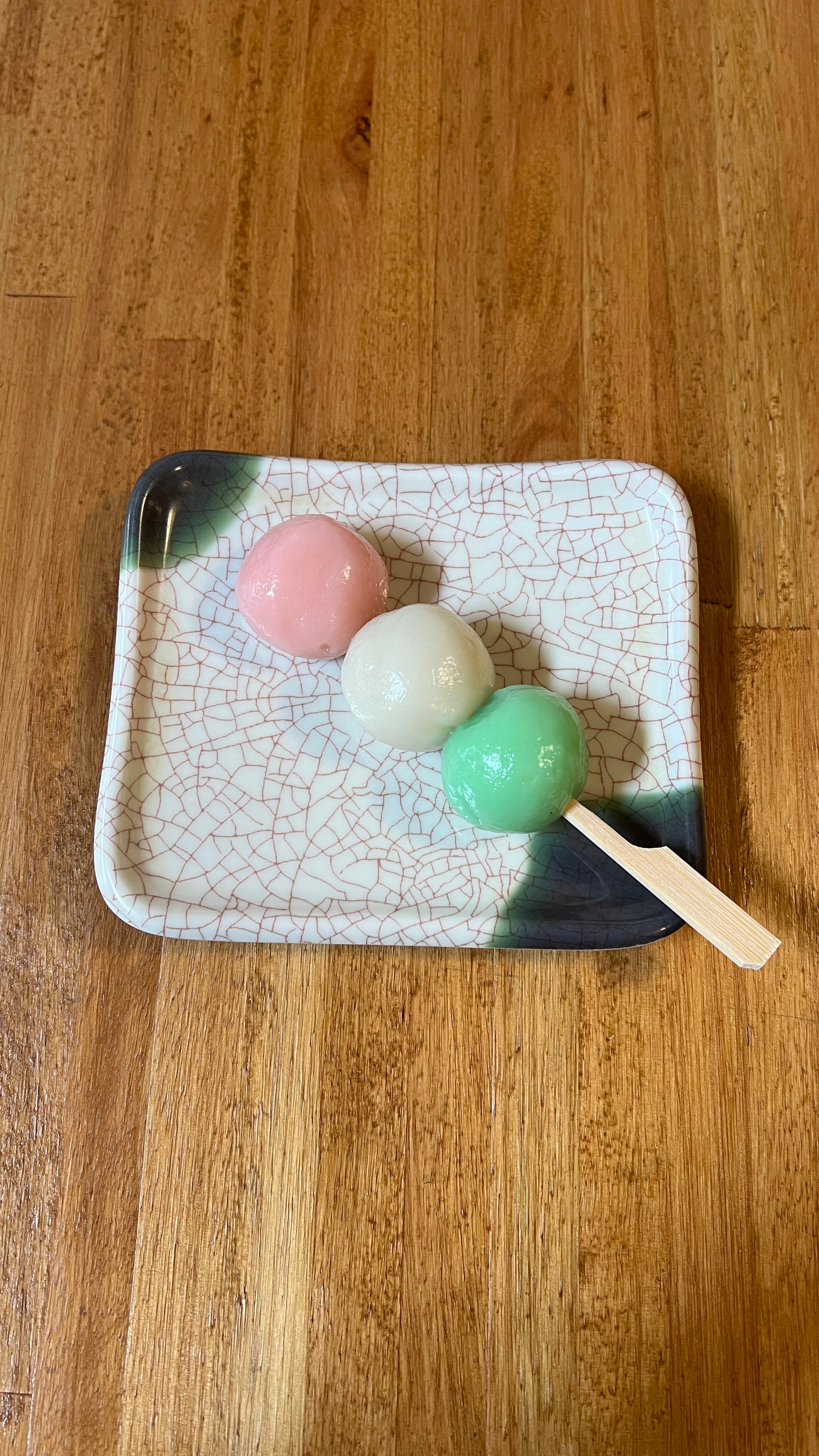 Hanami dango, una versión dulce