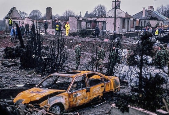 Once habitantes de Lockerbie murieron por la caída del avión en el pueblo (Foto: Getty Images)