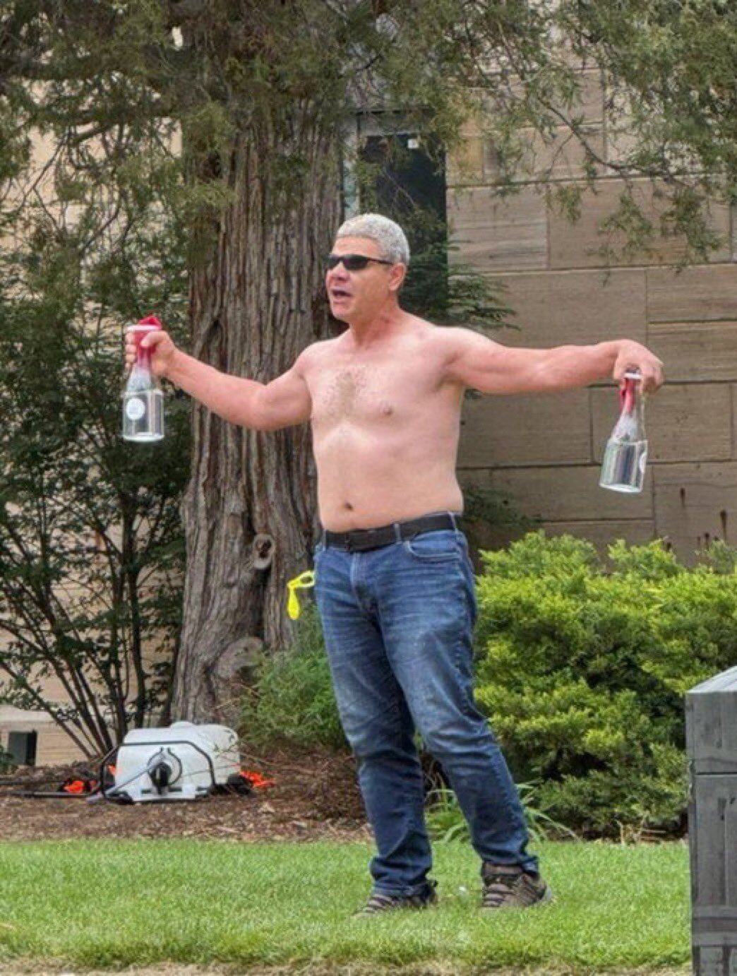 El sospechoso, Mohamed Sabry Soliman, fue interceptado y arrestado en el acto