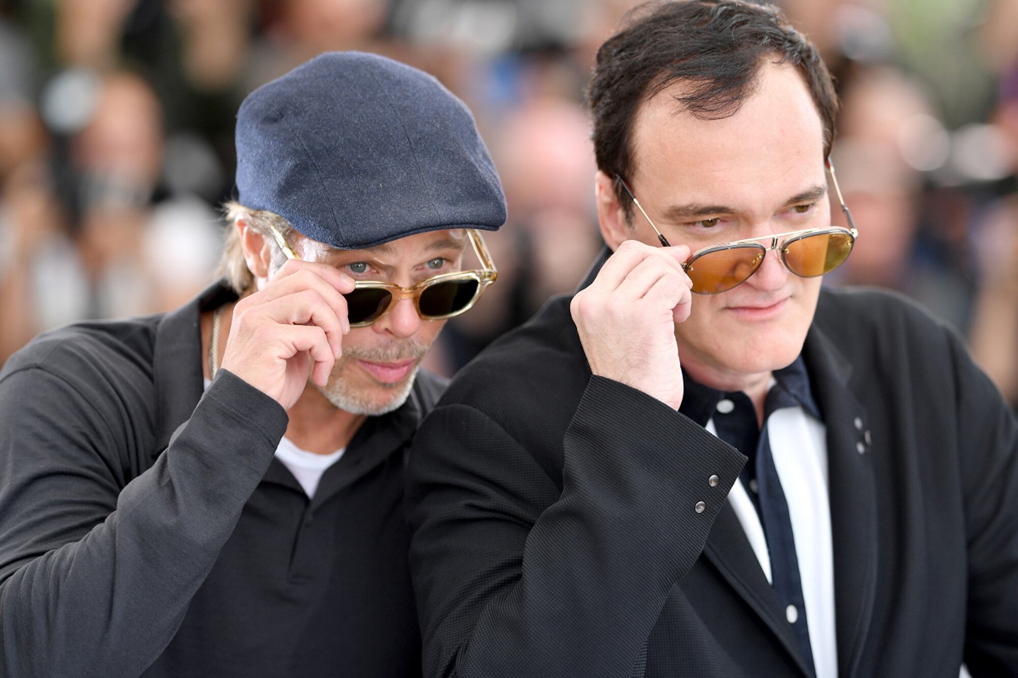 Brad Pitt y Quentin Tarantino