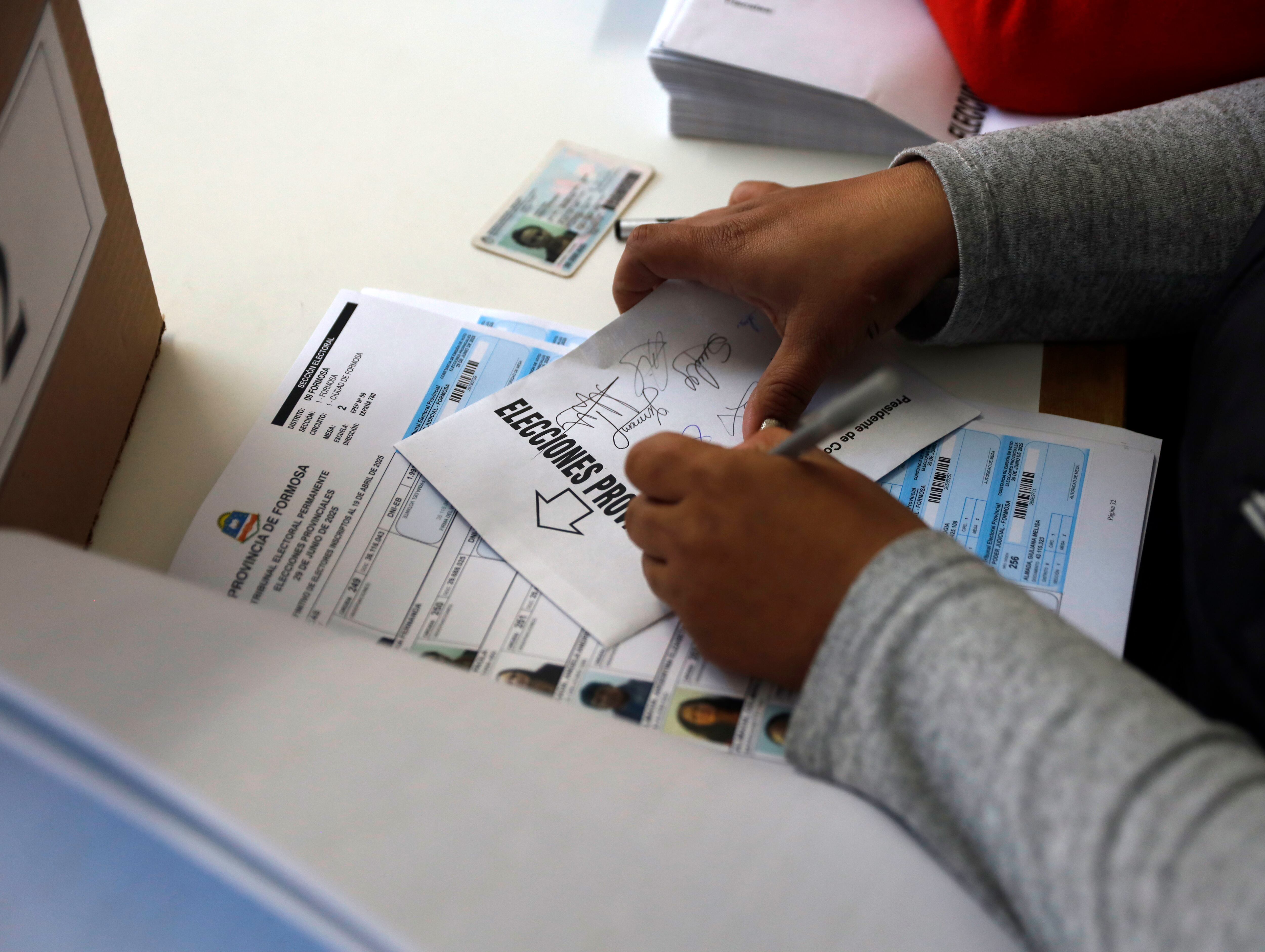 Elecciones en Formosa, Escuela E.P.E.P N°58 29 de Junio 2025.