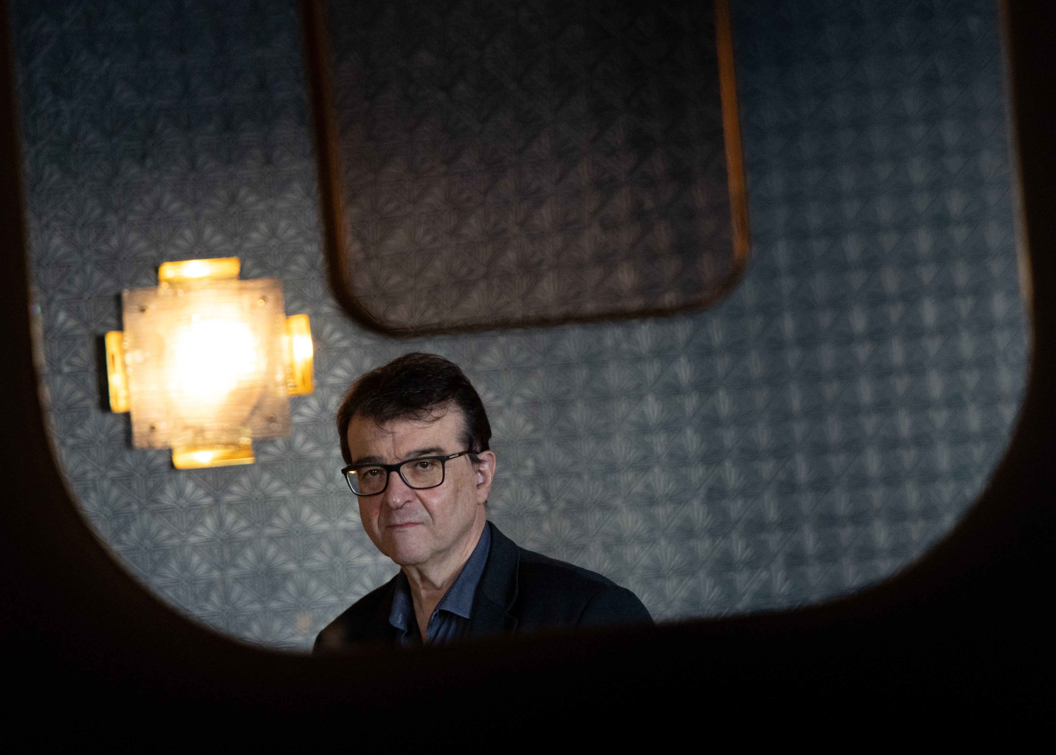 Javier Cercas en Madrid, en febrero de este año