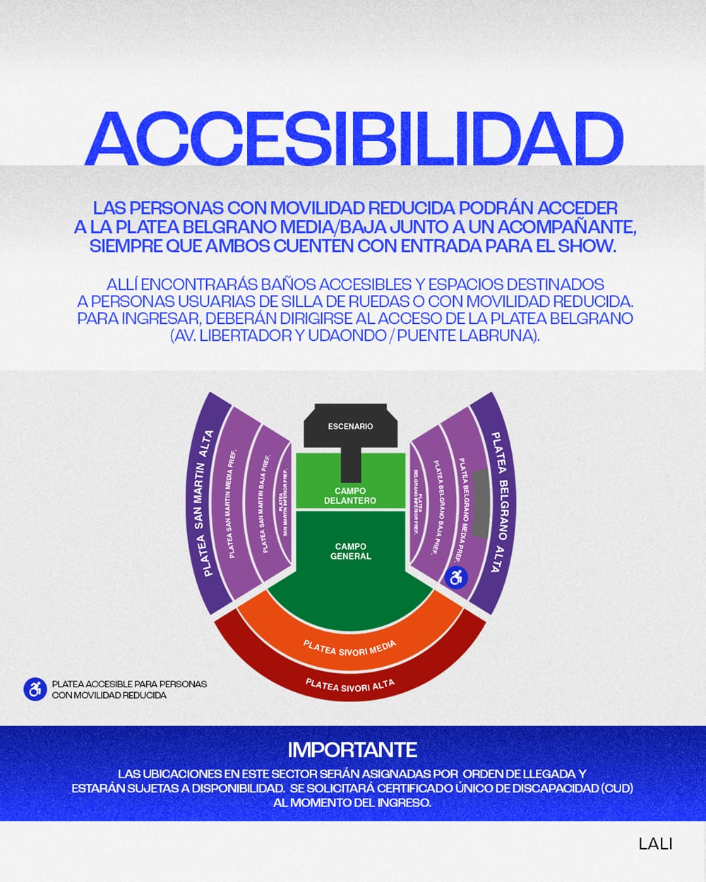 Lali en River 2026, todo lo que hay que saber antes del 26 de septiembre: horarios, accesos, cómo llegar y objetos prohibidos