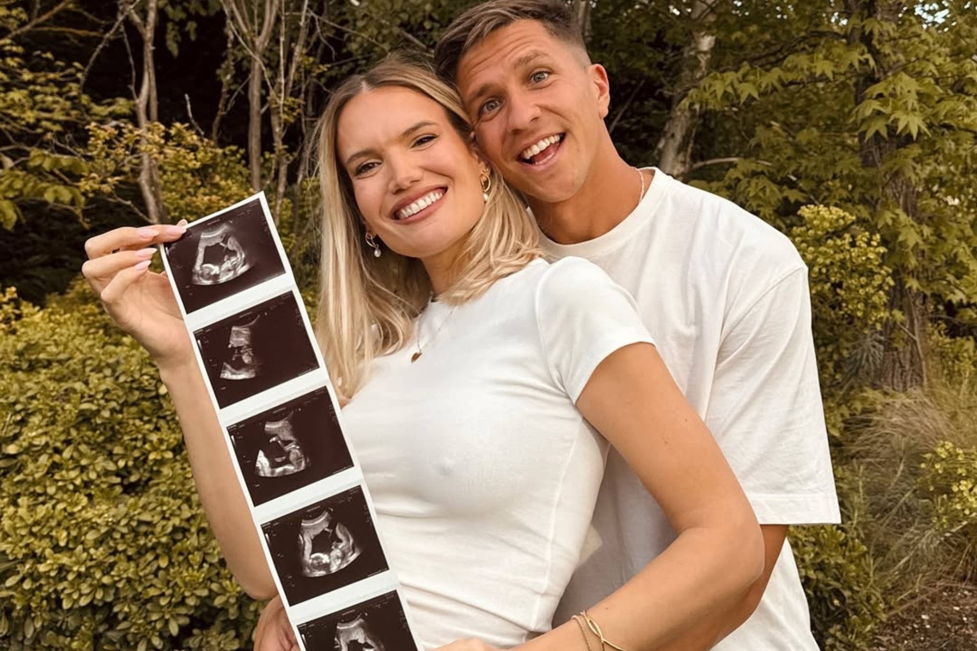 Eva Bargiela y Gianluca Simeone serán padres de un varón: el Cholo será abuelo por primera vez