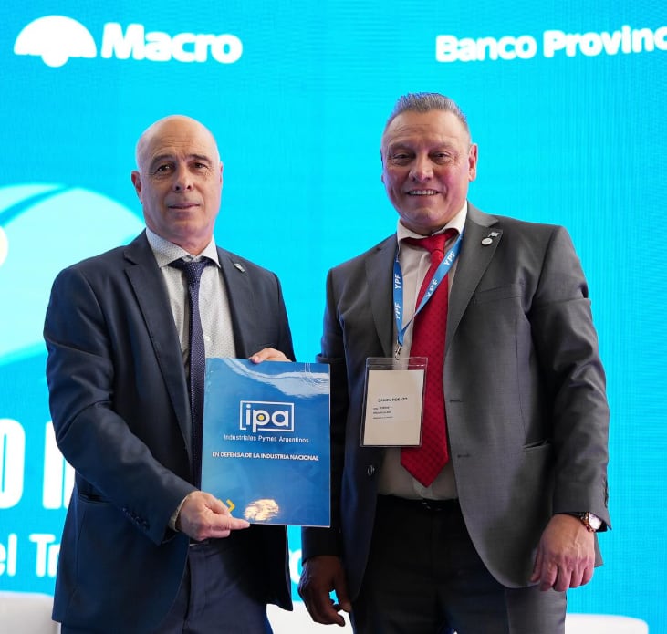 Rosato, junto al senador libertario Bartolomé Abdala