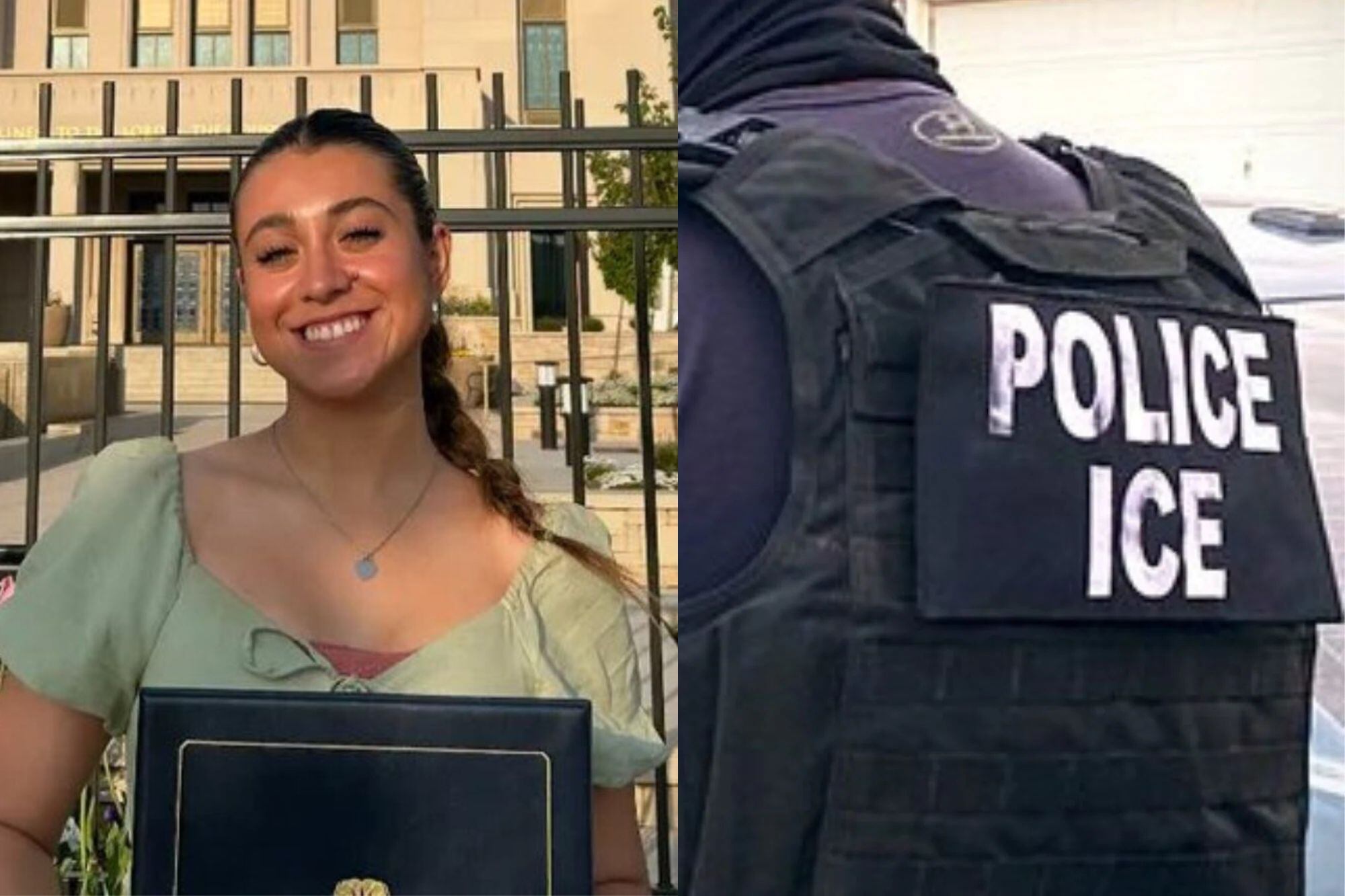 La universitaria brasileña fue detenida por el ICE en Colorado