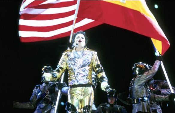 Michael Jackson en España, 1990 (Getty Images)