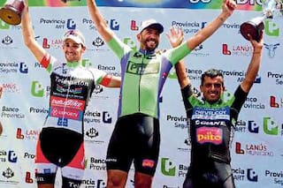 Con 42 años, Fernando Antogna repitió el éxito en la Doble Bragado