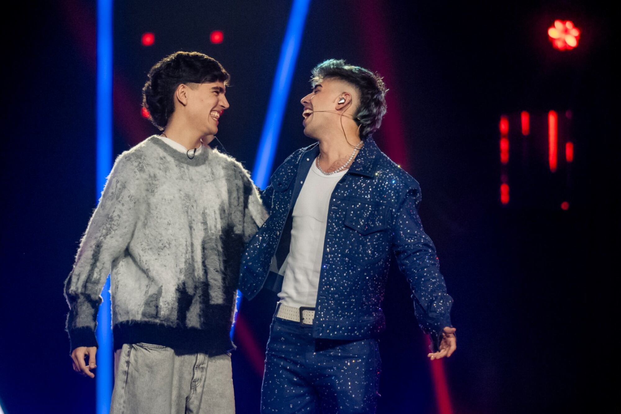 Federico Mestre cumplió su sueño de conocer a Luck Ra (Foto: Telefe)