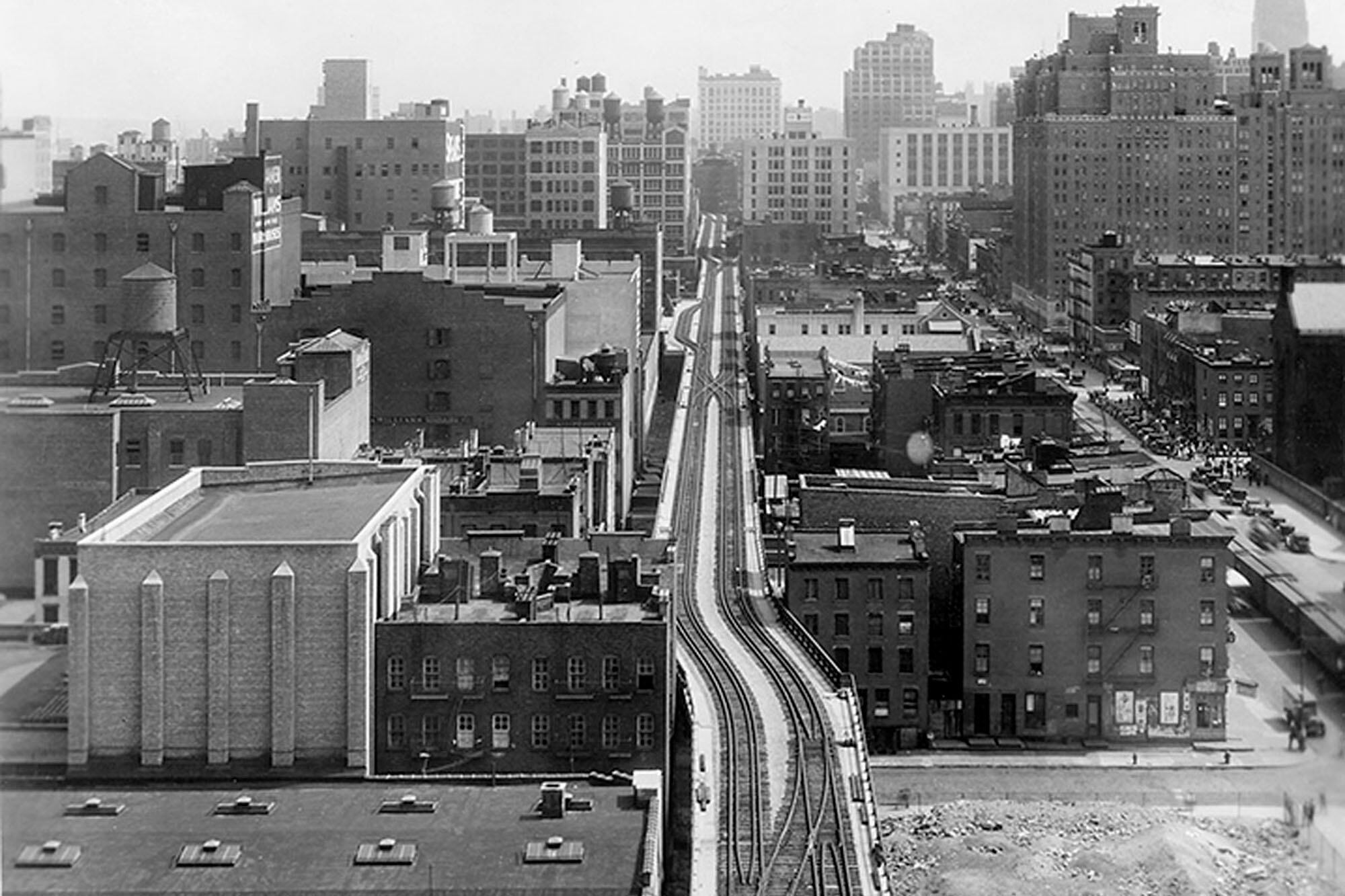 El High Line de Nueva York era antiguamente un lugar por donde circulaba el tren
