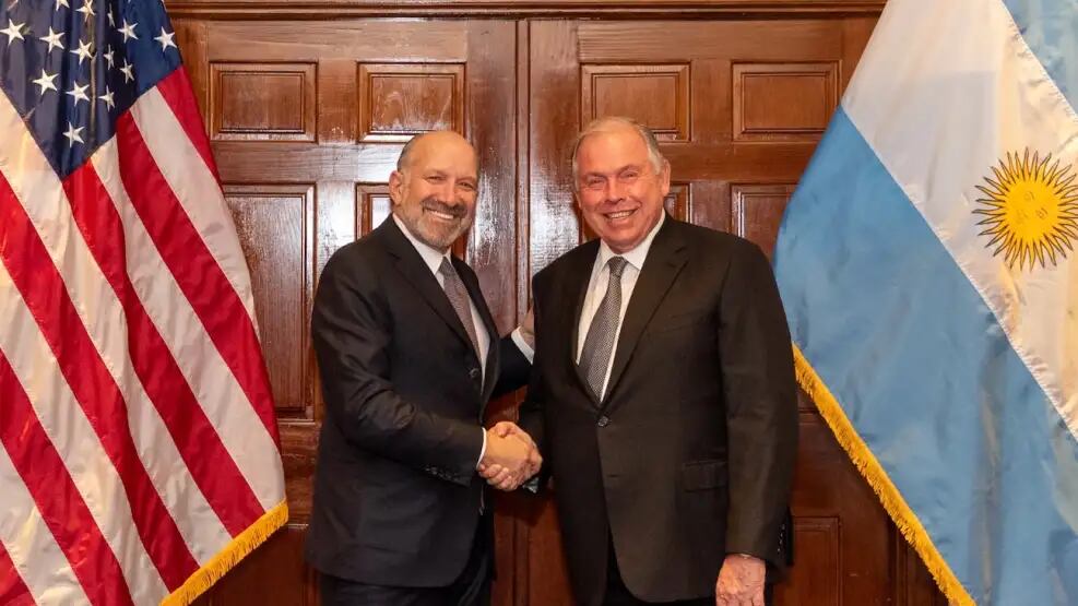 Howard Lutnick y Gerardo Werthein