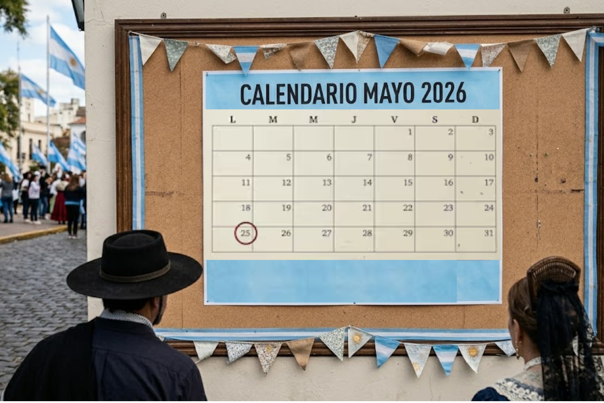 Feriado del 25 de mayo en la Argentina: cuándo es el fin de semana XL