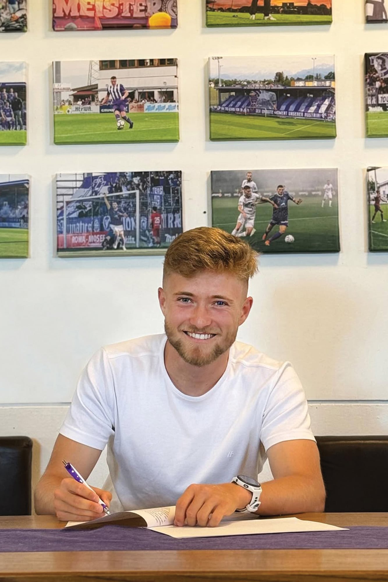 En junio del año pasado, cuando firmó el contrato con Austria Salzburg