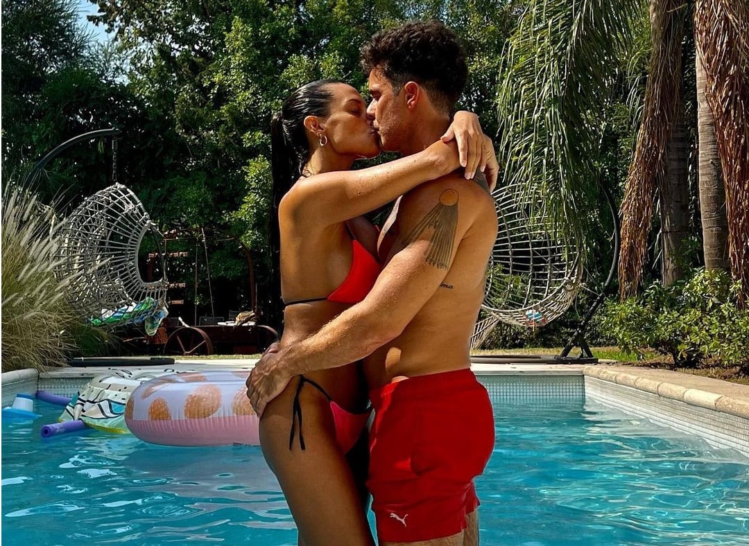 Mariano Martinez junto a Triana Ybañez, la última relación oficial del actor