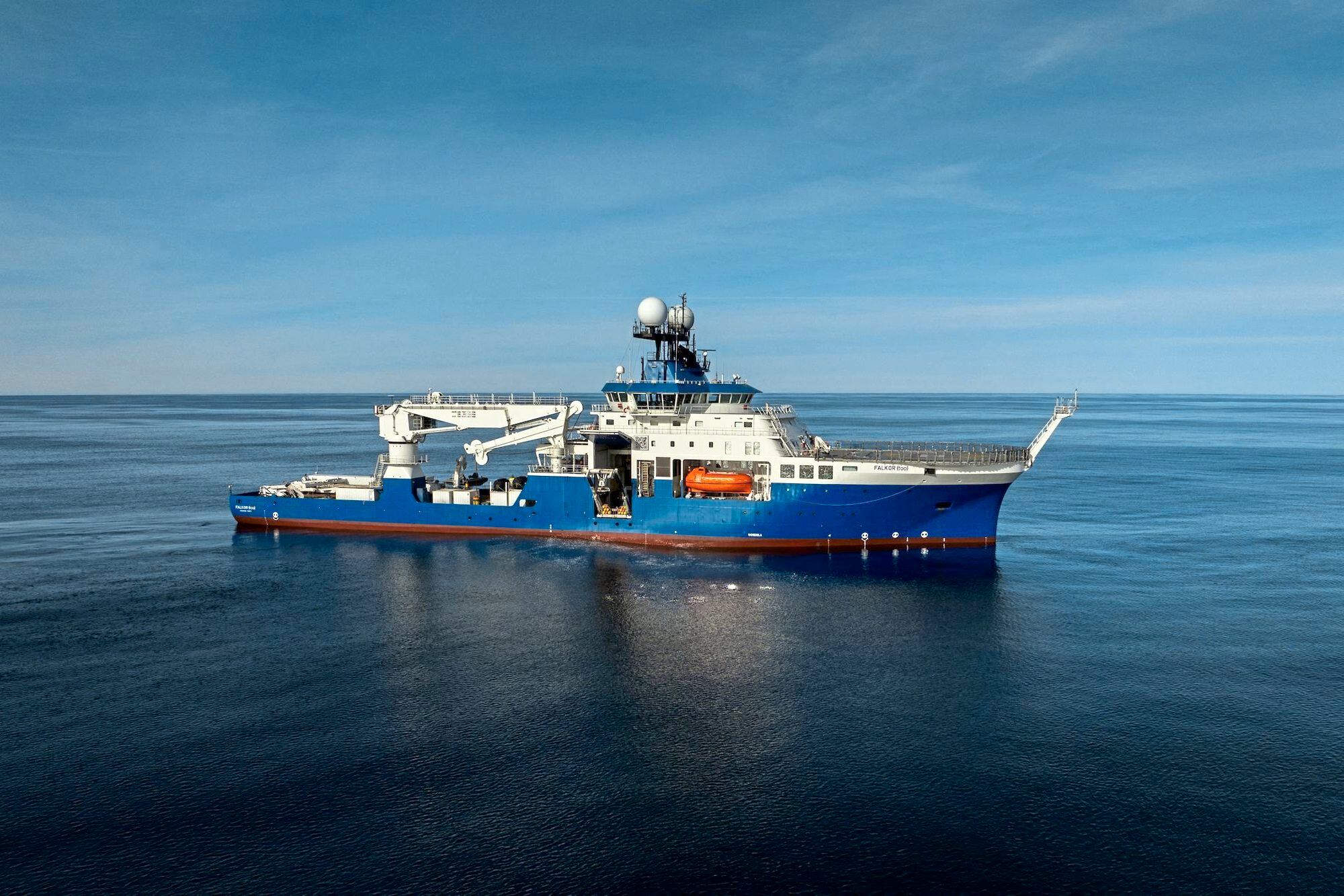 El Falkor (too) realiza su última expedición de 2025 en el Atlántico sur de la Argentina