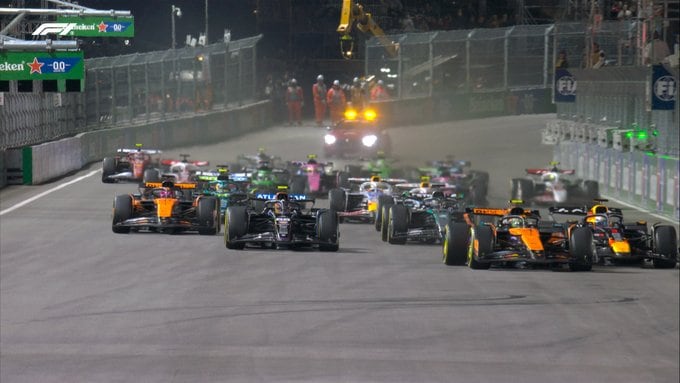Franco Colapinto, en vivo, en la carrera del Gran Premio de Las Vegas de Fórmula 1