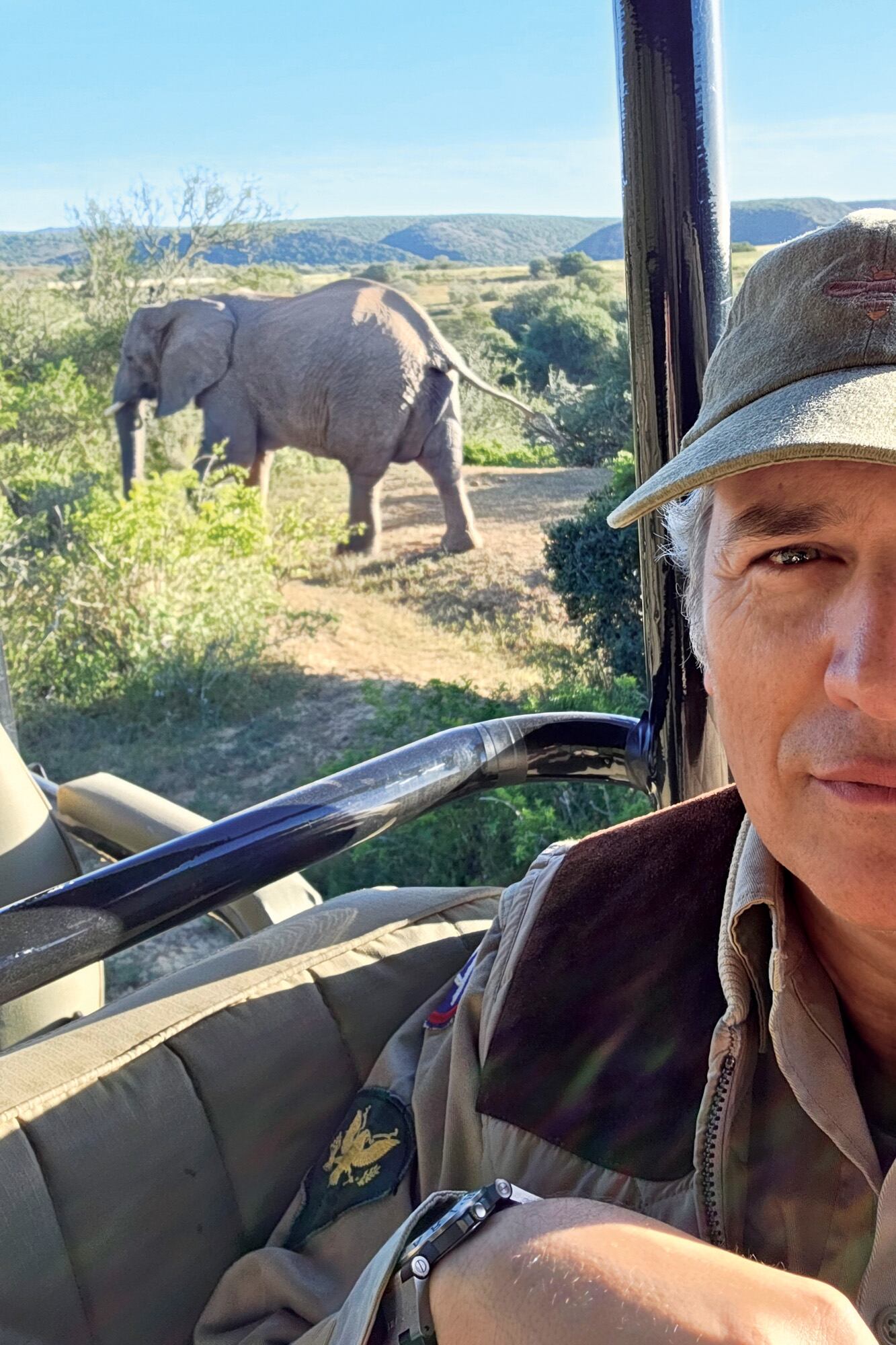 Vieron
elefantes, leones,
chitas, jirafas.
Y recorrieron
el centro de
preservación
de la reserva,
donde rescatan
animales
maltratados.