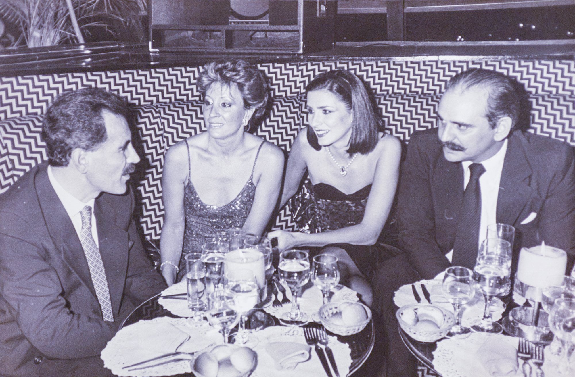 Eduardo Ferahian, Graciela Quintans, Patricia Miccio de Btesh y Louis Btesh