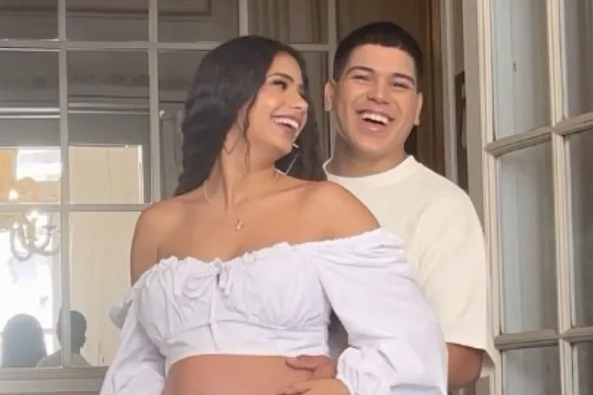Thiago Medina junto a su expareja Daniela Celis, a quien conoció en Gran Hermano 2022 y con quien luego afianzó su relación fuera del certamen