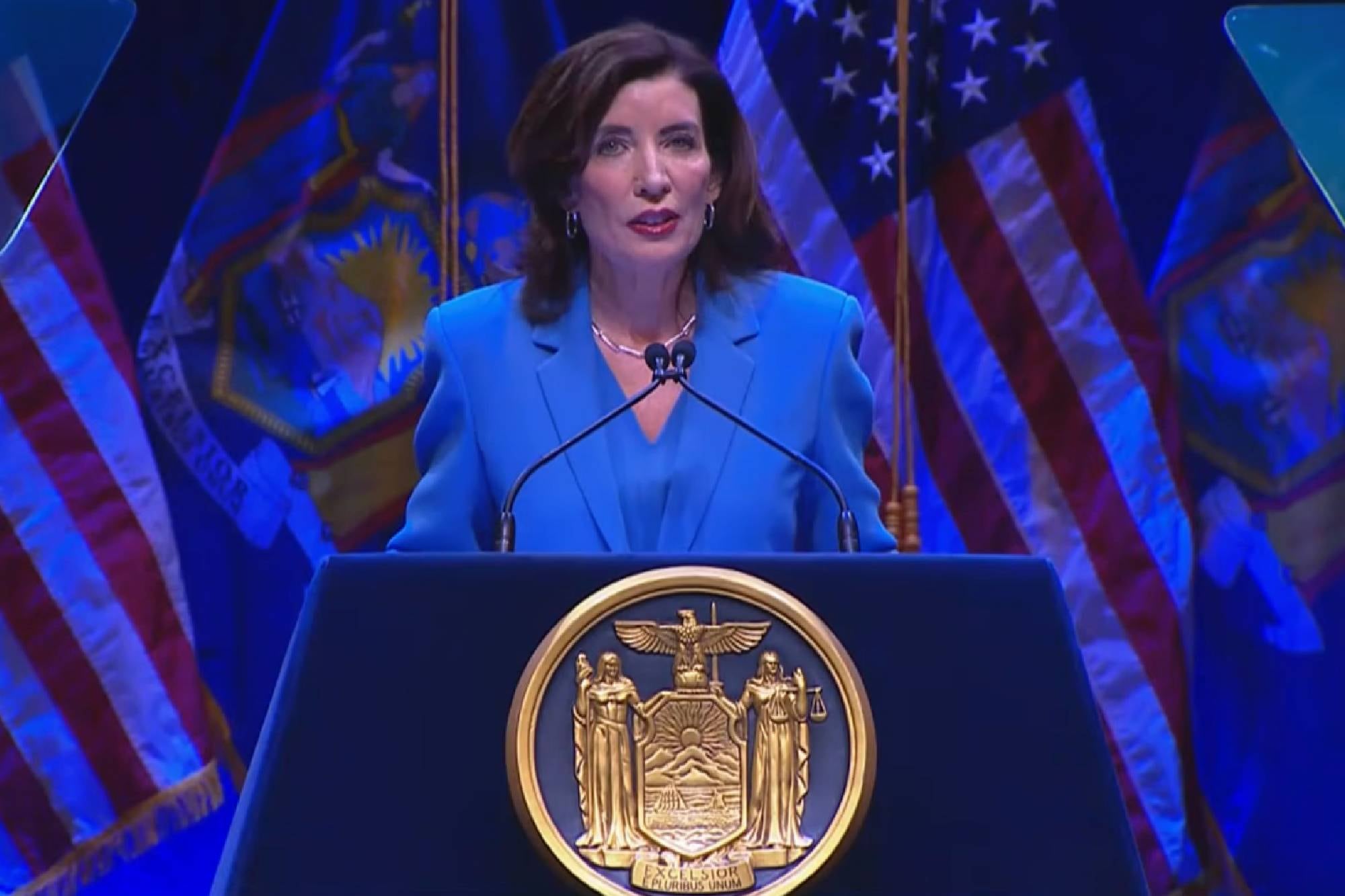 A qué hora es el discurso de Kathy Hochul este viernes