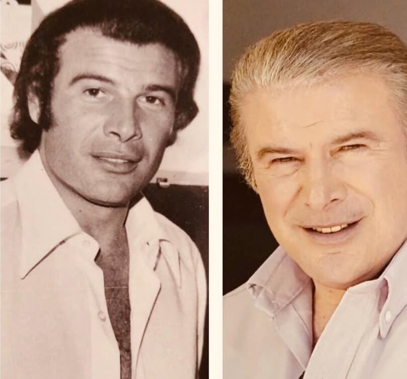 Alberto Martín en su juventud y adultez (Foto: Instagram @albertomartin.ok)