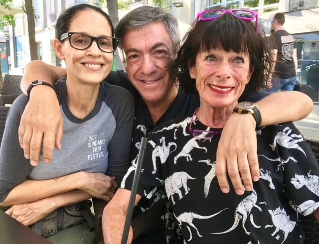 Mañas junto a Sonia Braga y Geraldine Chaplin, a quienes considera hermanas de la vida