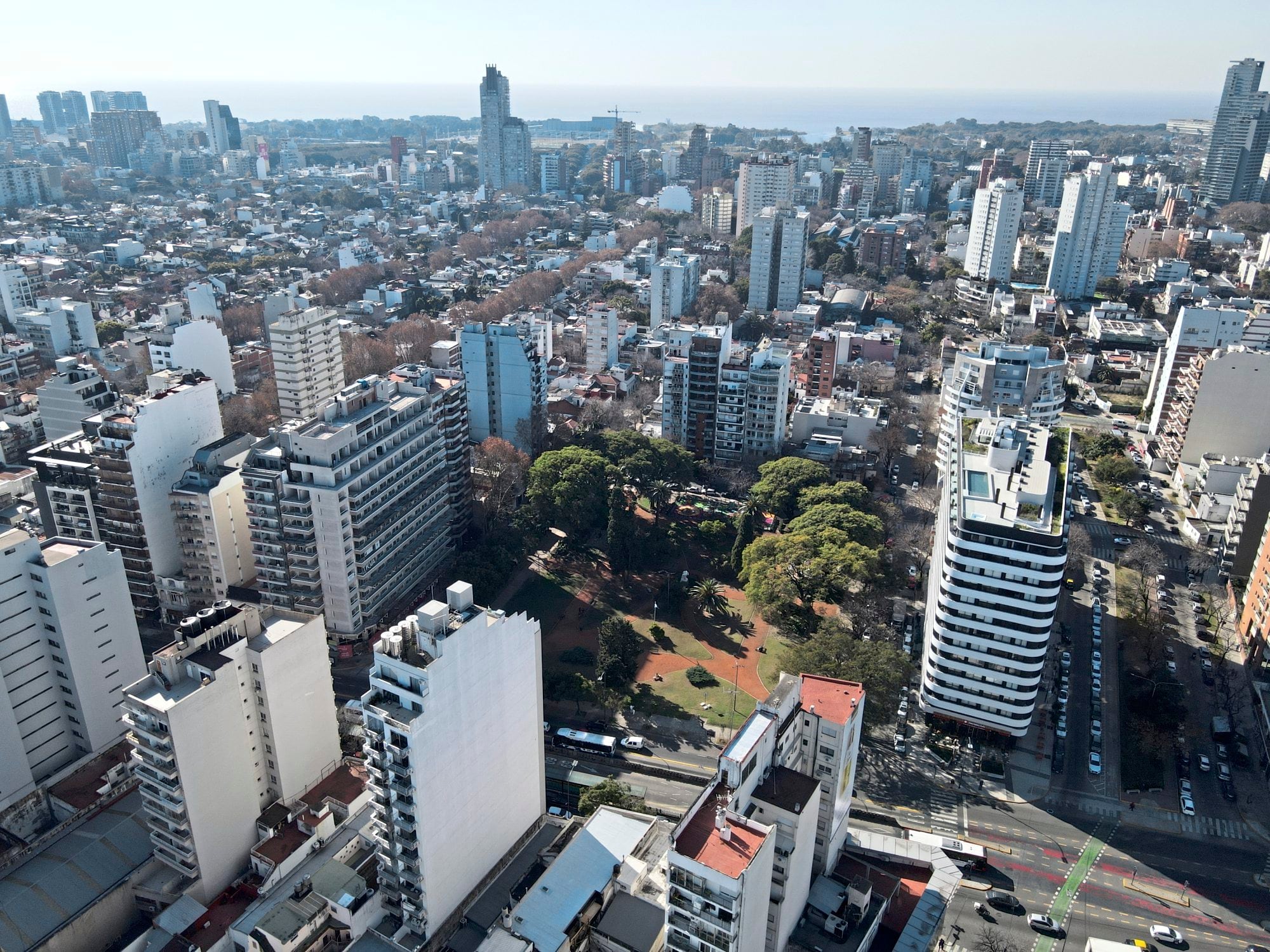 La microzona vista desde arriba