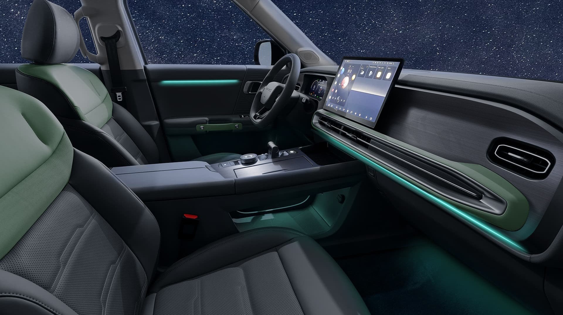 El habitáculo es moderno, con mucha tecnología y terminaciones de buena calidad