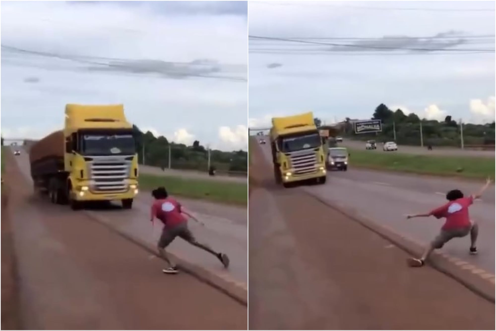 El video del peligroso reto viral por el que un joven arriesgó su vida y terminó detenido