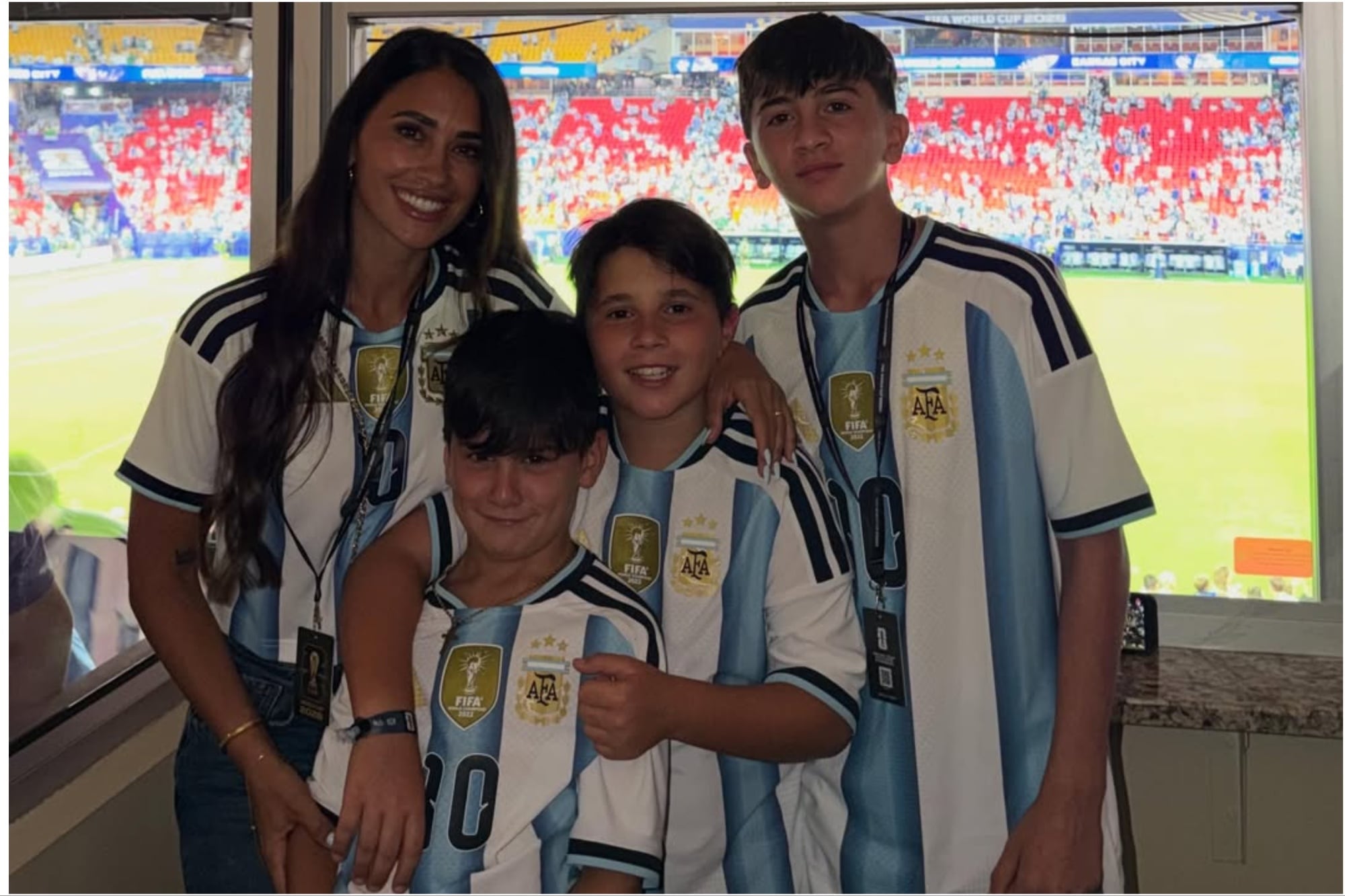 El look de Antonela Roccuzzo para el debut de la Argentina en el Mundial 2026