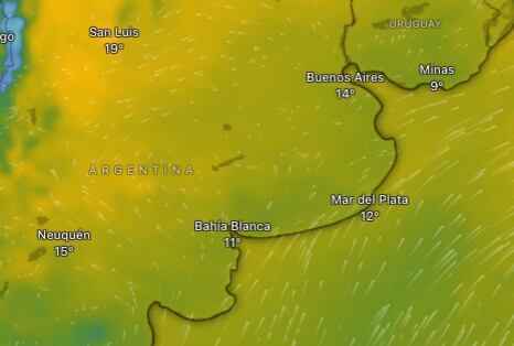 El pronóstico del tiempo del SMN para este miércoles en todo el país