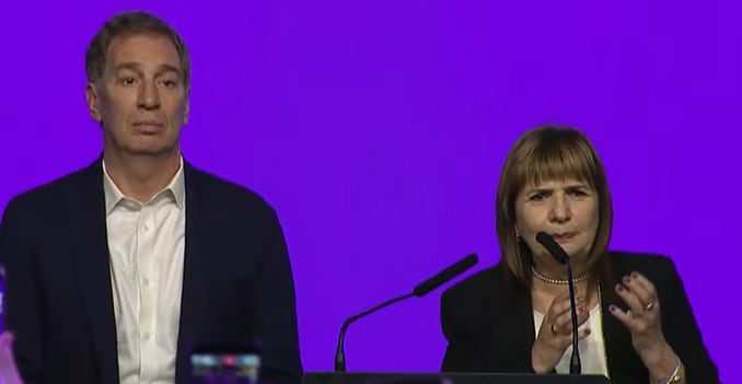 Bullrich en su discurso tras saberse victoriosa