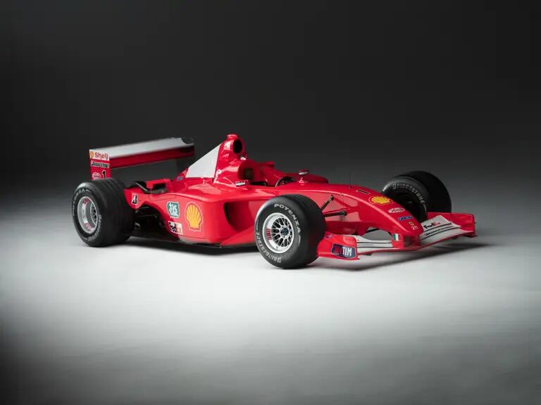 El F2001 chasis 211 también tendría un importante protagonismo en Hungría (RM Sotheby´s)